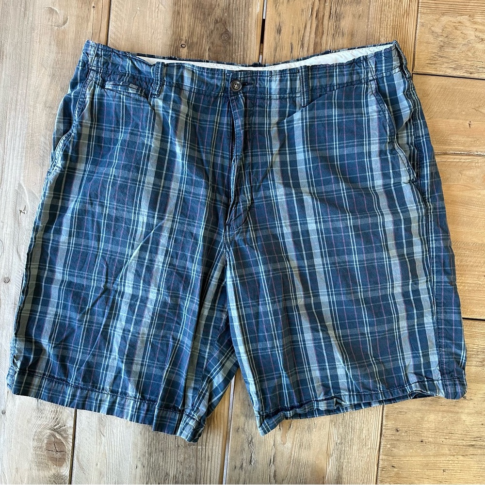 J. Crew Madras Plaid Bermuda Shorts Men’s Waist Size 38